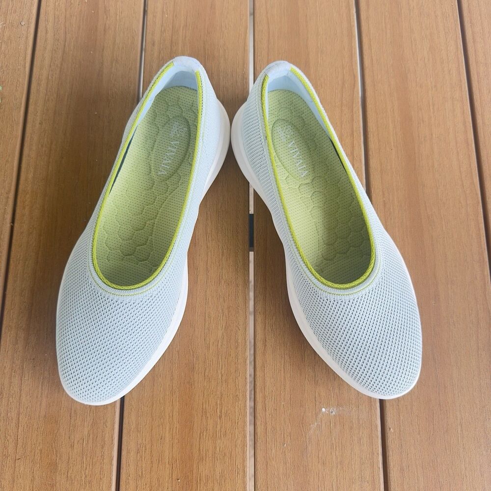 VIVAIA Walker Pro Hybrid Izabel Ballet Flats Women US 6.5 EU 37 Ice Flow NWOB - Picture 3 of 11
